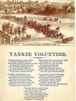 07x121.1 - Yankee Volunteer with View of Camp Chesebrough Baltimore, MD 3, Civil War Songs from Winterthur's Magnus Collection